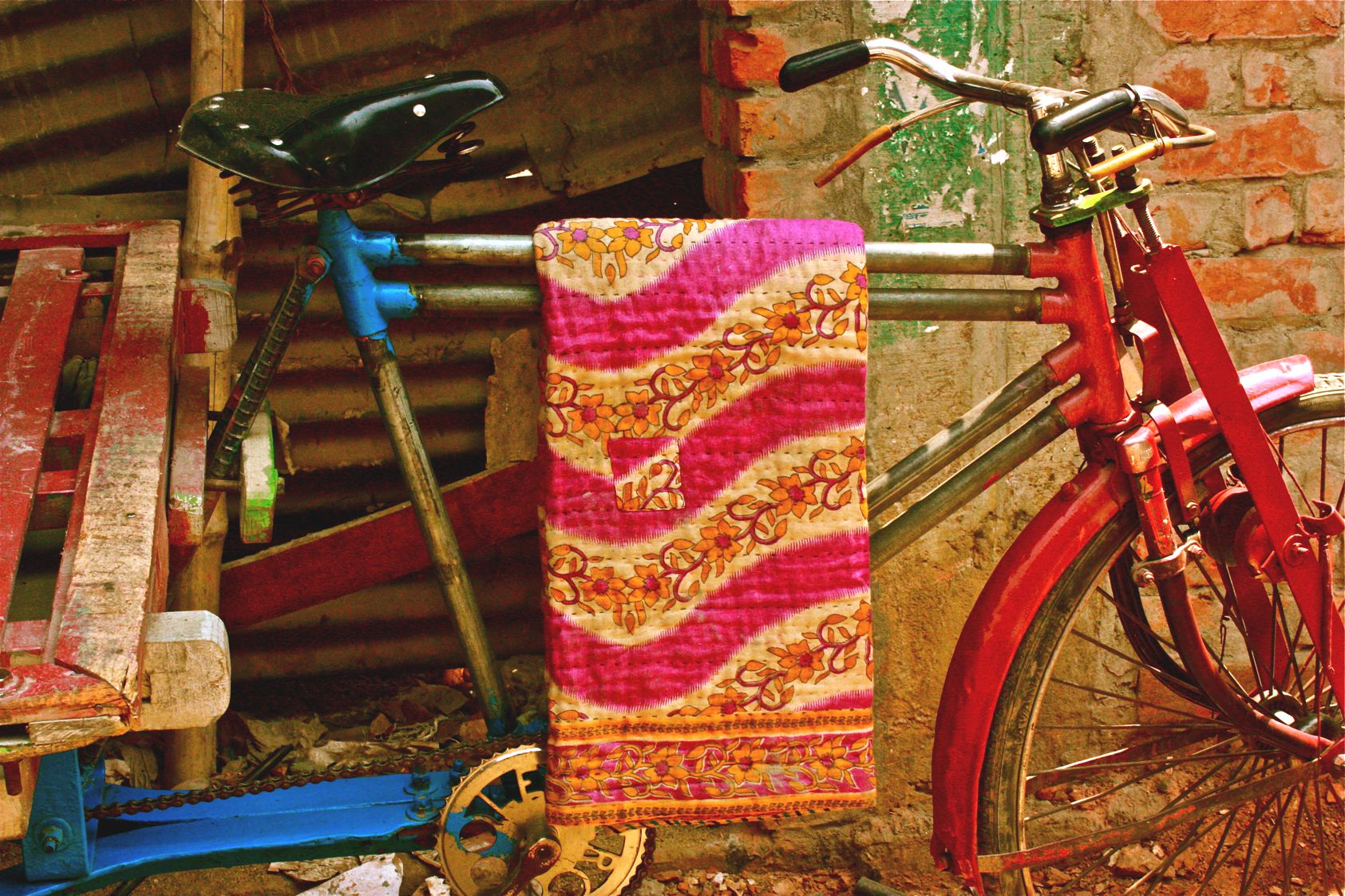 Silk Fair Trade scarves from Bangladesh