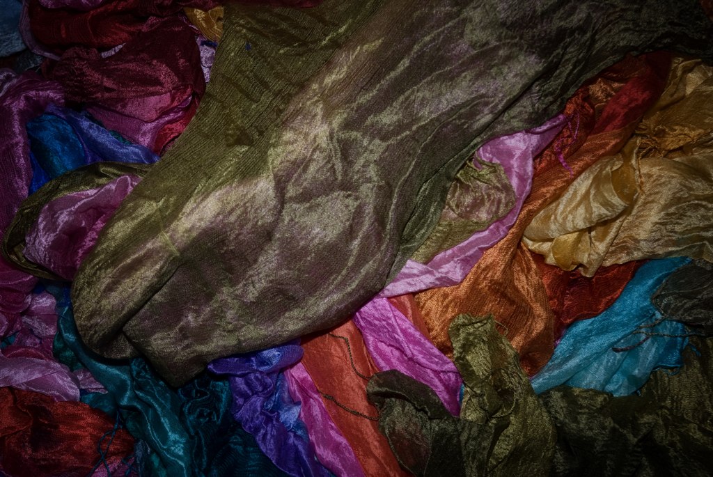 Silk scarves by Vinita